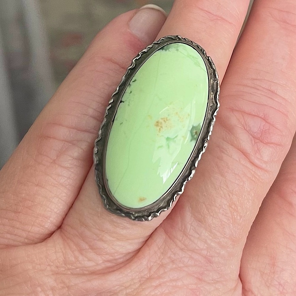 ⚜️Vintage Turquoise Ring Signed by artist size 7